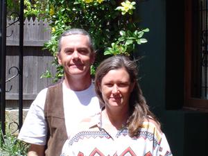 Photo of Paul and Lyn New, owner operators of Cottages on Hubble